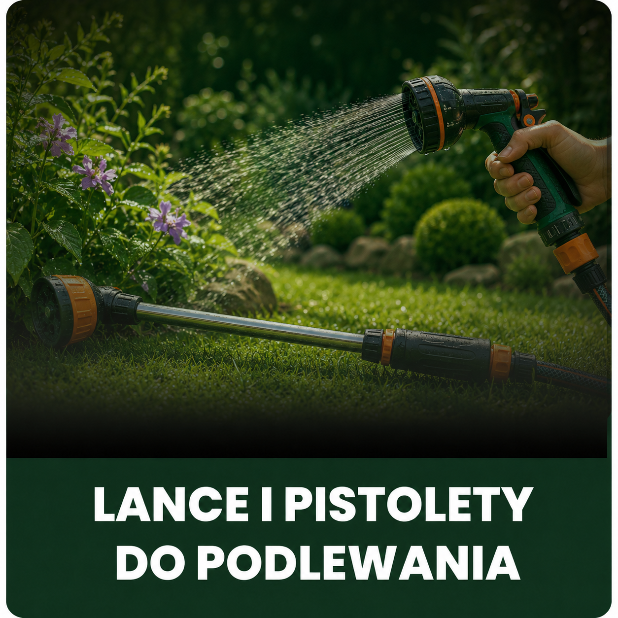 Lance i pistolety do podlewania